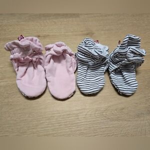Zutano Baby (12-24 Month) Organic Cotton Booties